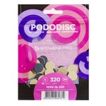 Replacement files on a soft base for pedicure disc PODODISC STALEKS PRO S 320 grit (50 pcs)