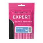 Set of replaceable grater attachments for pedicure Staleks PRO EXPERT 10, 80 grit (30 pcs.)