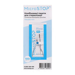 Bags MICROSTOP transparent with indicator 4 cl air/steam 100*200 white