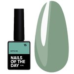 Гель NAILSOFTHEDAY Bottle gel 15 оливковый, 10 мл