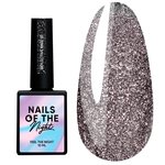 База NAILSOFTHENIGHT Reflective base 01 серебряные и розовые блестки, 10 ml