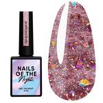 База NAILSOFTHENIGHT Reflective base 09 розовый с блестками, 10 ml