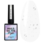 Топ NAILSOFTHENIGHT Silver Snow top 02 прозрачный с серебряными шестиугольниками, 10 ml