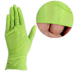 Diagnostic gloves medaSEPT NITRILE ALOEVIT nitrile powder-free green kat. III size M 100 pcs