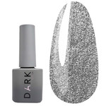 Гель-лак DARK Flash 02 темно-серебристый светоотражающий 10 мл