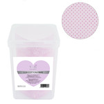 Lint-free wipes TUFI PROFI PREMIUM Lux Cotton Fibre hearts pink 200 pcs (0313020)