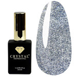 База для ногтей Crystal Base Disco №4 серебряный светоотражающий 12 мл