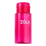 Бутылка Zola с помпой розовая 180 мл