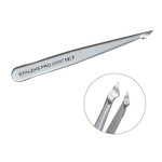 Пинцет для бровей STALEKS PRO EXPERT 10 TYPE 7 (скошенный заостренный)