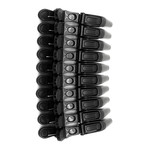 Зажимы-крокодилы парикмахерские Toni&Guy черные 10 шт.