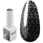 Гель-лак NAILSOFTHEDAY Cat Eye Gel Polish 09 черный 6 мл