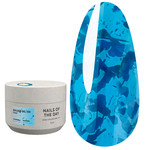 Гель для наращивания NAILSOFTHEDAY Builder gel 100 Flower синий с сухоцветами 15 мл