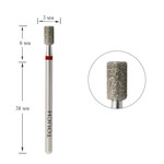 Diamond cutter TOUCH cylinder red 3 mm