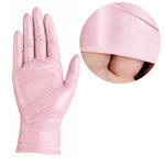 Nitrile gloves Beauty Luxe pink M 50 pcs