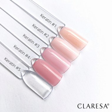 Цветная база 5в1 Claresa EXTEND CARE 5 IN 1 KERATIN 4 5г - Фото №2