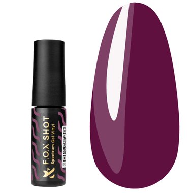 F.O.X SHOT Гель-лак Spectrum Gel Vinyl 077 фиолетовый, 5 г