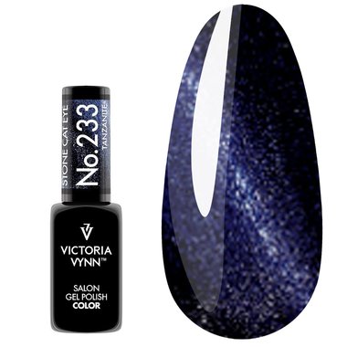 Гель лак Victoria Vynn COLOR 233 Cat Eye Tanzanite сине-фиолетовый 8ml - Фото №1