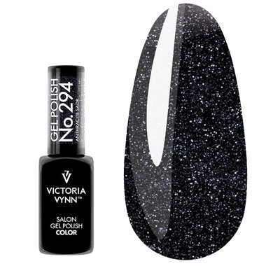 Гель лак Victoria Vynn COLOR SHIMMER 294 Anthracite Sadr темно-серый 8ml - Фото №1