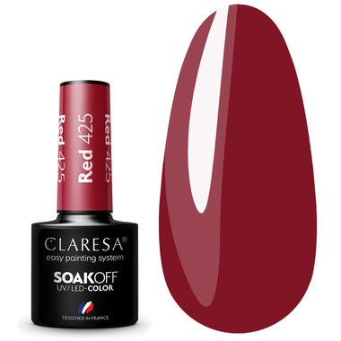 Лак Claresa Hybrid RED 425 вишня, 5г
