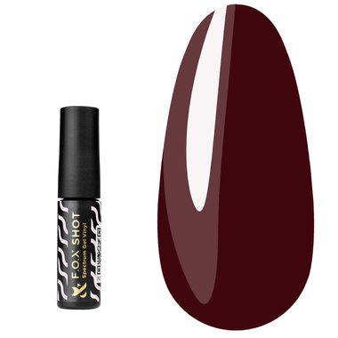 F.O.X SHOT Гель-лак Spectrum Gel Vinyl 117 черная вишня, 5 г