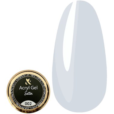 Акригель F.O.X Satin 002 (банка) голубой, 30 мл