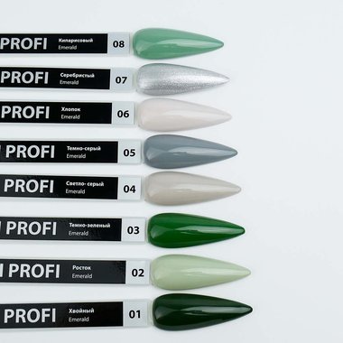Гель-лак TUFI profi PREMIUM Emerald 01 хвойный 8мл (0102518) - Фото №4