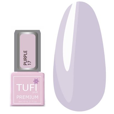 Гель-лак TUFI profi PREMIUM Purple 17 горная лаванда 8мл (0102511) - Фото №1