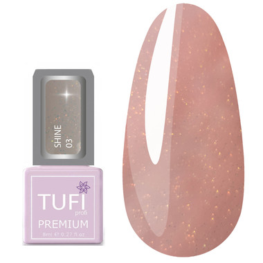 Гель-лак TUFI profi PREMIUM Shine 03 Дженнифер 8 мл (0123418) - Фото №1