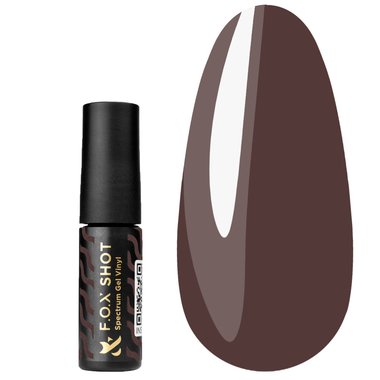 F.O.X SHOT Spectrum Gel Vinyl 092 гель-лак 5 мл коричневый