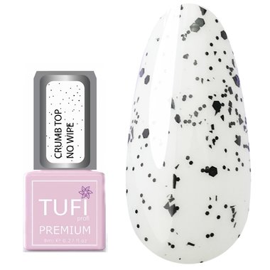 Топ TUFI profi PREMIUM Crumb No Wipe без липкого слоя с крошкой 8мл (0103866) - Фото №1