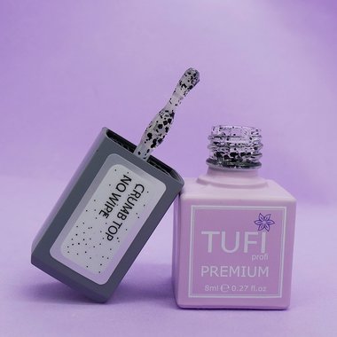 Топ TUFI profi PREMIUM Crumb No Wipe без липкого слоя с крошкой 8мл (0103866) - Фото №3