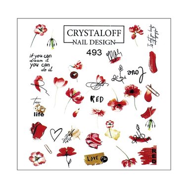 Слайдер дизайн Crystaloff Nail Design 493 абстакция