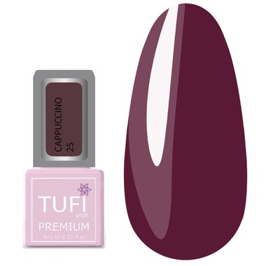Гель-лак TUFI profi PREMIUM Cappuccino 25 бейлис 8мл (0121269) - Фото №1