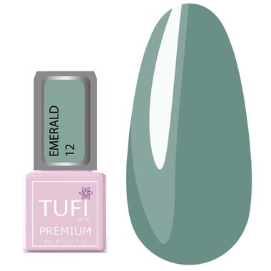 Гель-лак TUFI profi PREMIUM Emerald 12 средиземное море 8мл (0102531) - Фото №1