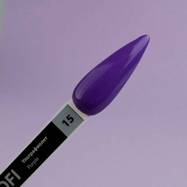 Гель-лак TUFI profi PREMIUM Purple 15 ультрафиолет 8мл (0102509) - Фото №3