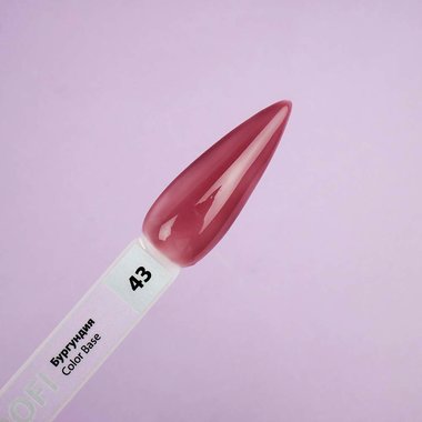 Цветная база TUFI profi PREMIUM Color Base 043 бургундия 8 мл (0123387) - Фото №3