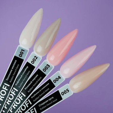 База TUFI profi PREMIUM Rubber French Base 04 клубника со сливками 30 мл (0121331) - Фото №4