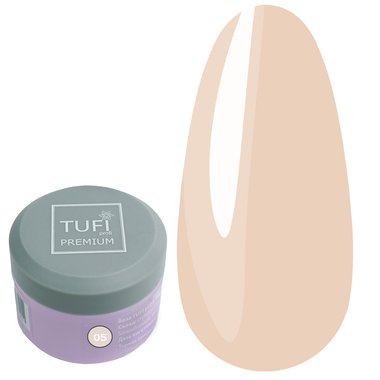 База TUFI profi PREMIUM Rubber French Base 05 сладкая нуга 30 мл (0121332) - Фото №1