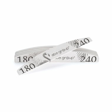 Aba Group Пилочка для ногтей CROSS MOON 180/240 STANDARD - FLAMING, 25 шт. - Фото №4
