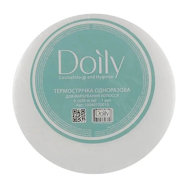 Термолента для окрашивания волос Doily® белый 1 рул