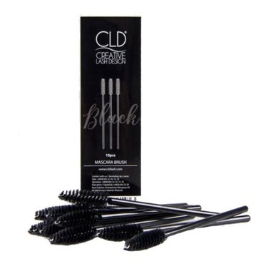 Щеточка для ресниц CLD Macsara Brush Black 10шт - Фото №2