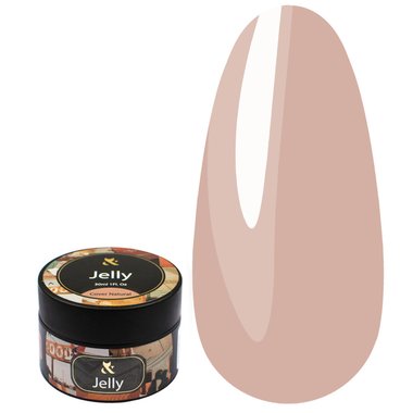 Гель для наращивания F.O.X Jelly Cover Natural нюд 30 мл - Фото №1