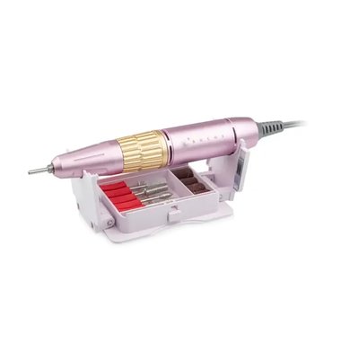 Фрезер для маникюра BUCOS Nail Drill X3 PRO LIGHT PINK 65W/35000 об - Фото №2