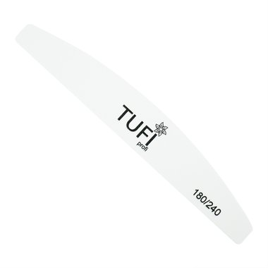 Пилочка TUFI profi PREMIUM белая 180/240 грит 17,8 см 1 шт (0231934) - Фото №2