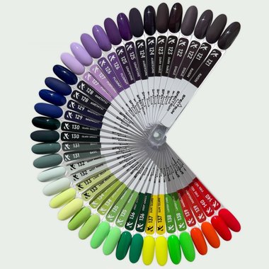 Гель-лак FOX SHOT Spectrum Gel Vinyl 130 темно-зеленый 5 г - Фото №2