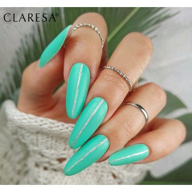 Лак гибридный для ногтей Claresa SUMMER STORIES 2 бирюзовый 5 г - Фото №2