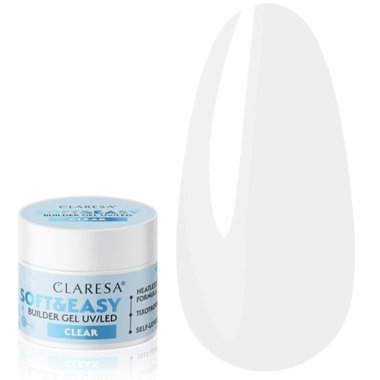 Гель для наращивания Claresa SOFT&EASY BUILDER GEL CLEAR 45 г