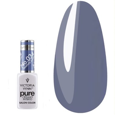 Гель-лак  Victoria Vynn PURE CREAMY HYBRID 034 графитовый 8ml