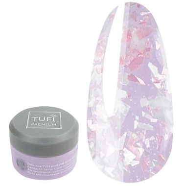 Гель-лак TUFI profi PREMIUM Sparkle 12 розовый иней 5 мл (0243541) - Фото №1