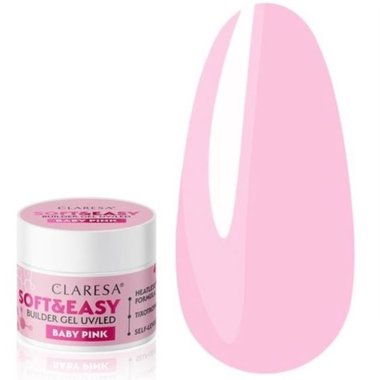 Гель для наращивания Claresa SOFT&EASY BUILDER GEL BABY PINK 90г